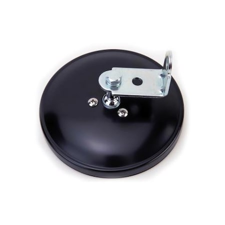Velvac 5" Center Mt Black Flat Glass 708513
